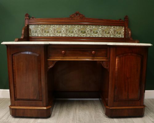A VICTORIAN WASHSTAND IN THE AESTHETIC STYLE IN IMMACULATE ORIGINAL CONDITION - ADDITIONAL PHOTO 1