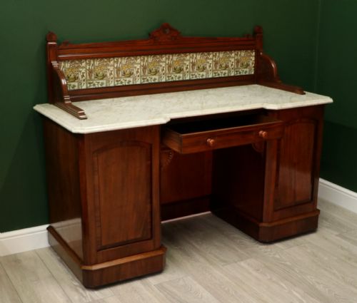 A VICTORIAN WASHSTAND IN THE AESTHETIC STYLE IN IMMACULATE ORIGINAL CONDITION - ADDITIONAL PHOTO 5