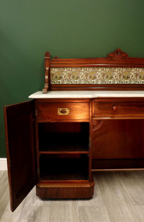 A VICTORIAN WASHSTAND IN THE AESTHETIC STYLE IN IMMACULATE ORIGINAL CONDITION - ADDITIONAL PHOTO 24