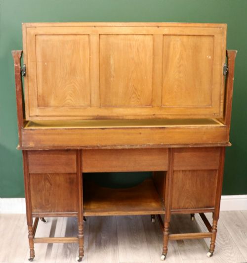 A LOVELY LATE VICTORIAN AMERICAN LIGHT WALNUT DRESSING TABLE IN SUPERB ORIGINAL CONDITION - ADDITIONAL PHOTO 4