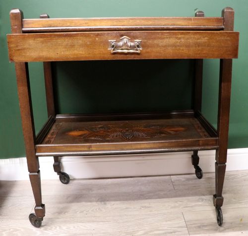 A LOVELY LATE 19TH CENTURY FOOD OR TEA TROLLEY - ADDITIONAL PHOTO 3