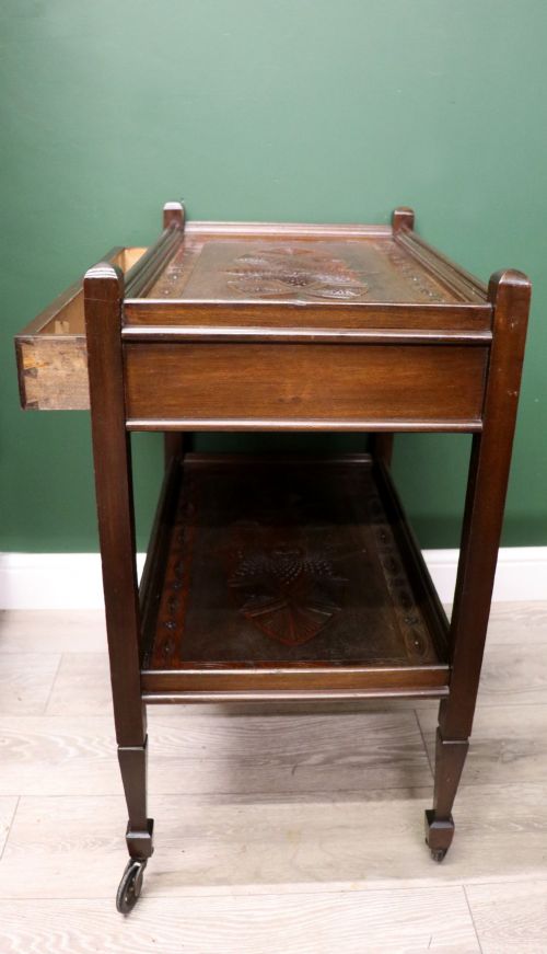 A LOVELY LATE 19TH CENTURY FOOD OR TEA TROLLEY - ADDITIONAL PHOTO 4