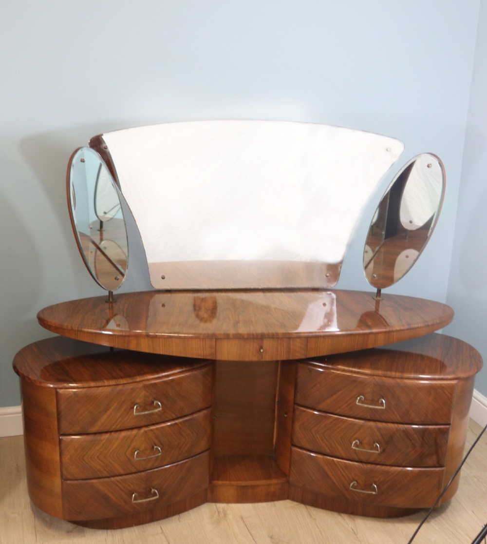 Walnut dressing table 