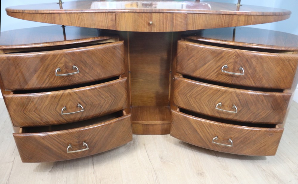 Walnut dressing table  View II