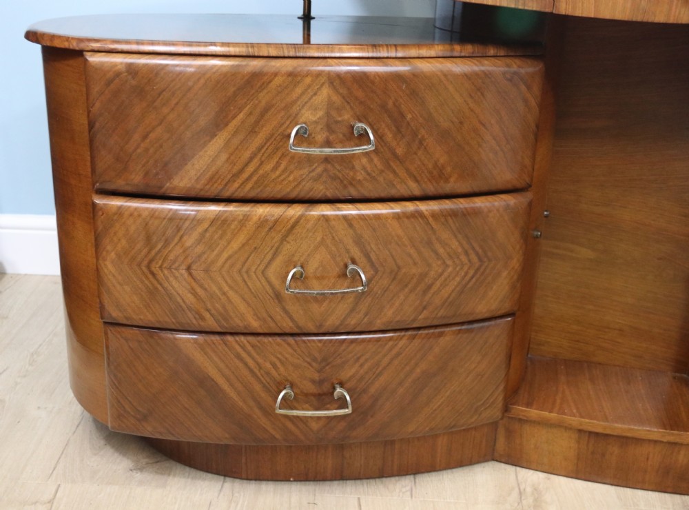 Walnut dressing table  View IV