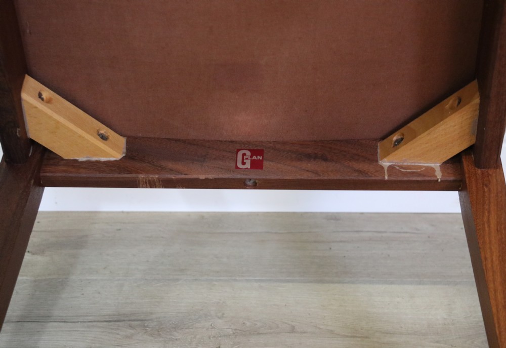 G Plan Table & 6 Chairs From The Renowned High Wycombe Based Furniture Manufacturer Ebenezer Gomme. View XIII