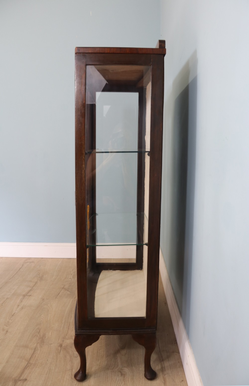 Dixieland Jazz Club 20th century bow front display cabinet View V