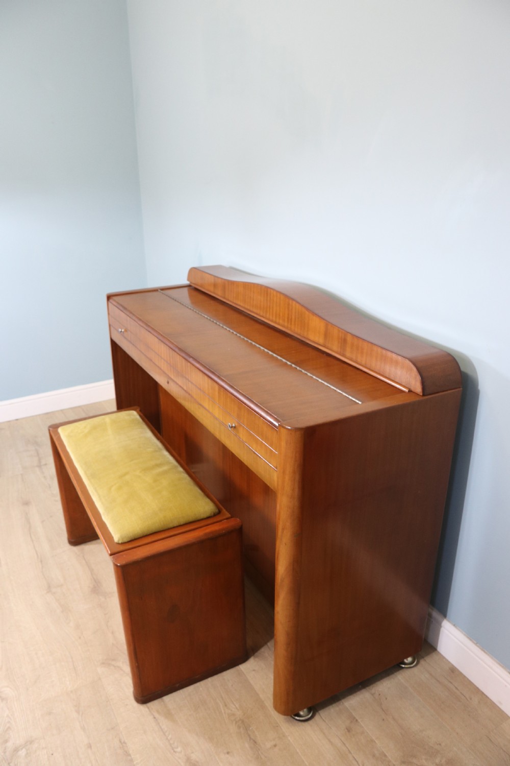 stylish Eavestaff mini piano and stool View VI