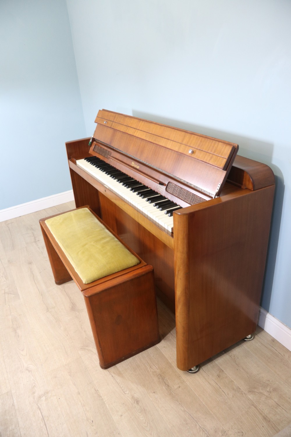 stylish Eavestaff mini piano and stool View VIII