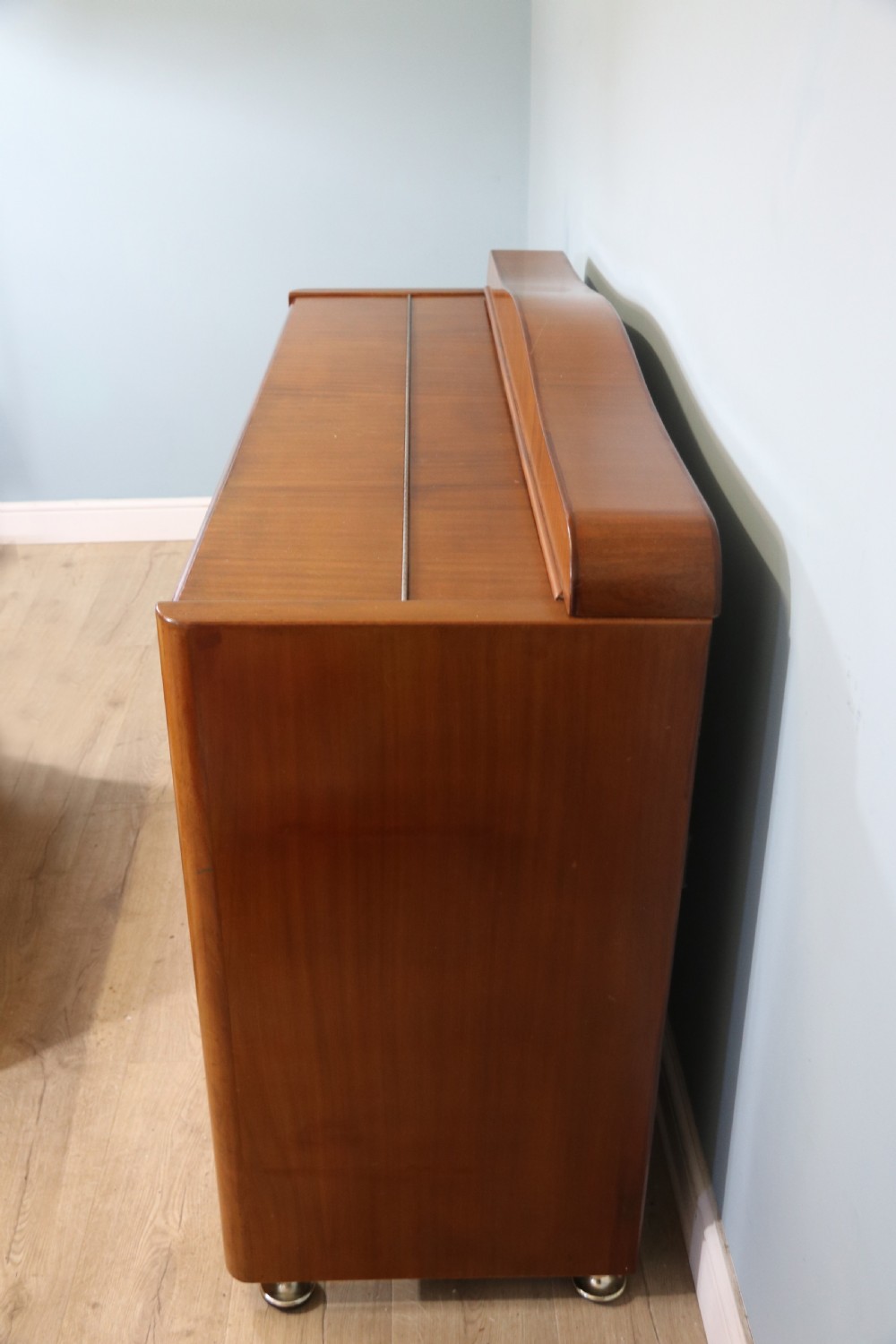 stylish Eavestaff mini piano and stool View IX