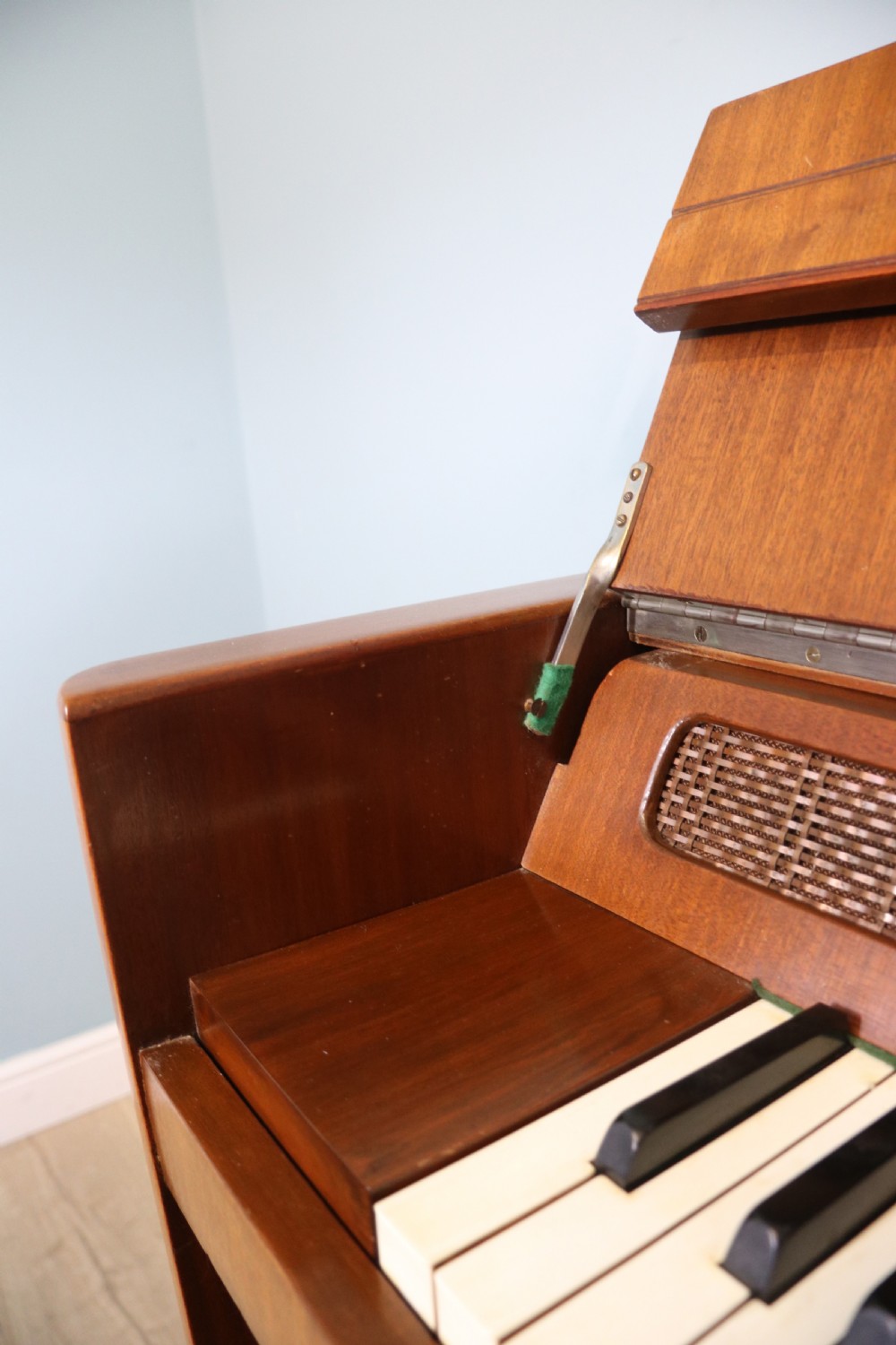 stylish Eavestaff mini piano and stool View XII