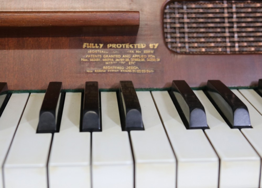 stylish Eavestaff mini piano and stool View XIV