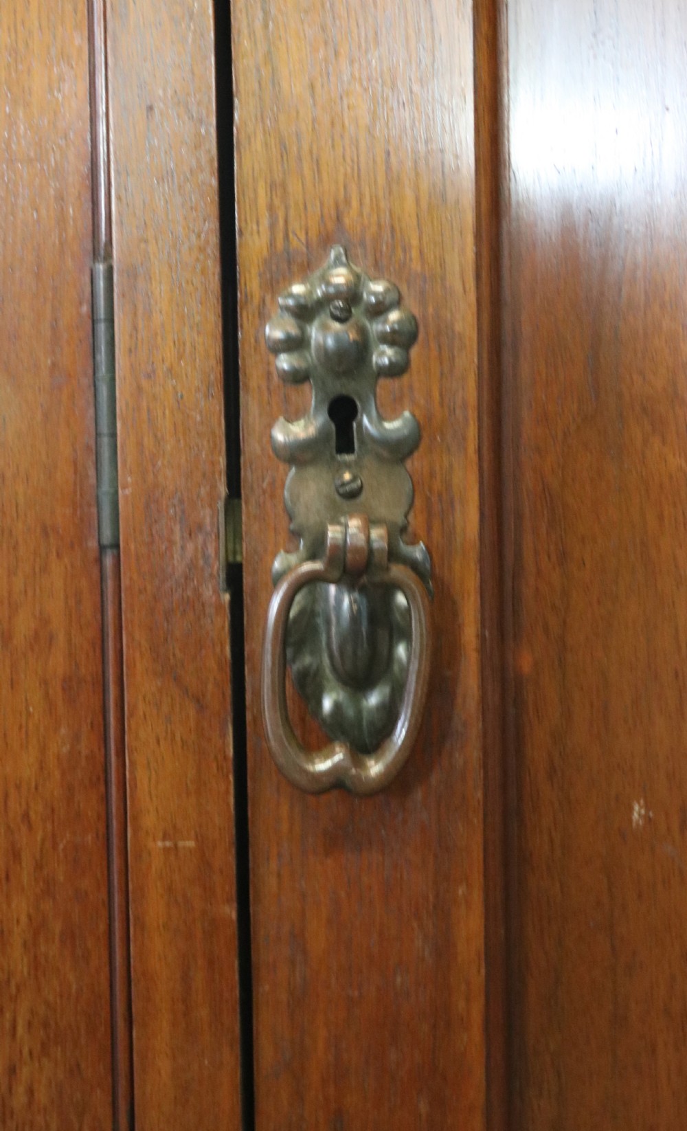 Arts and Crafts design mahogany & walnut wardrobe View X