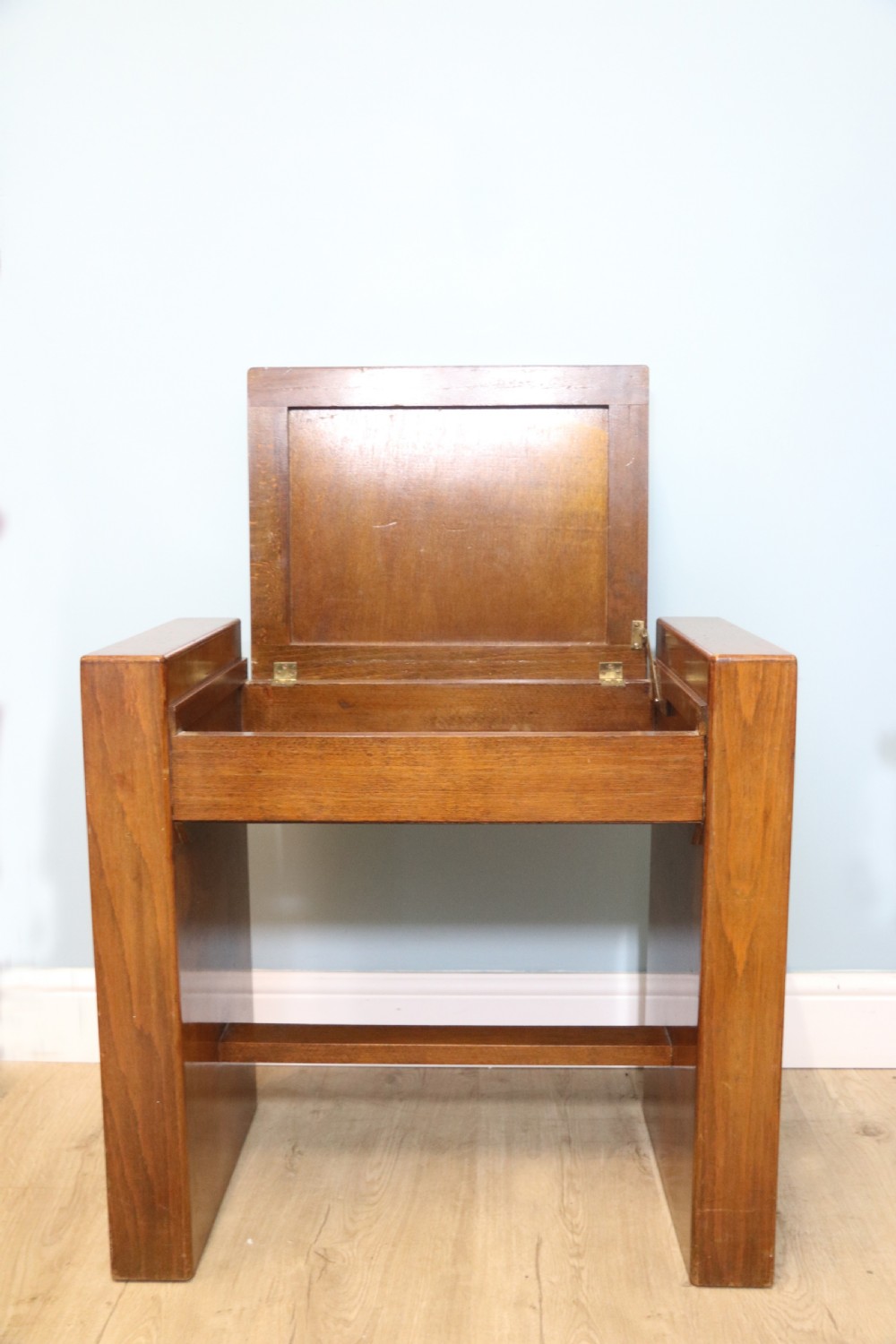 Art Deco period piano stool with storage