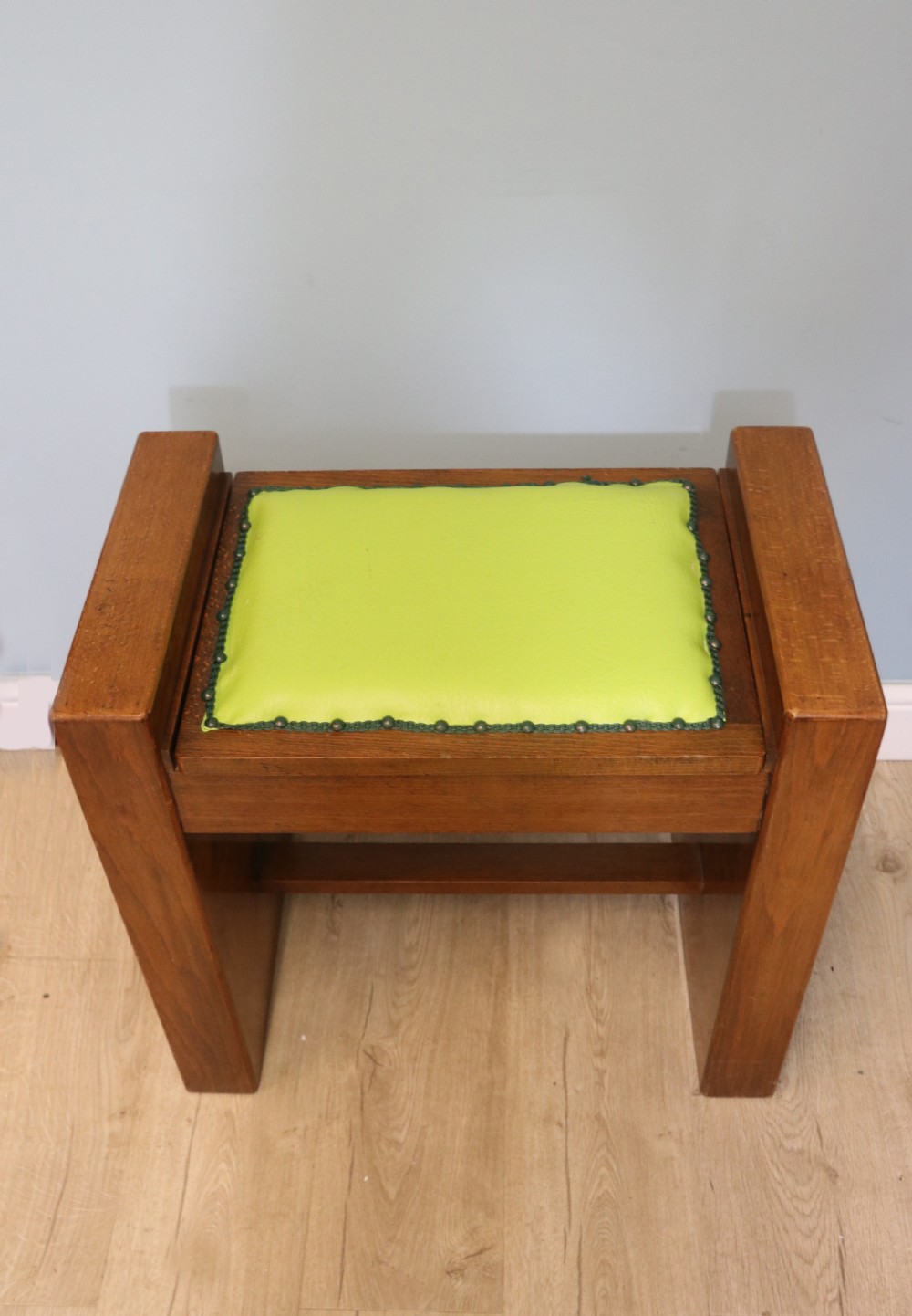 Art Deco period piano stool with storage View III