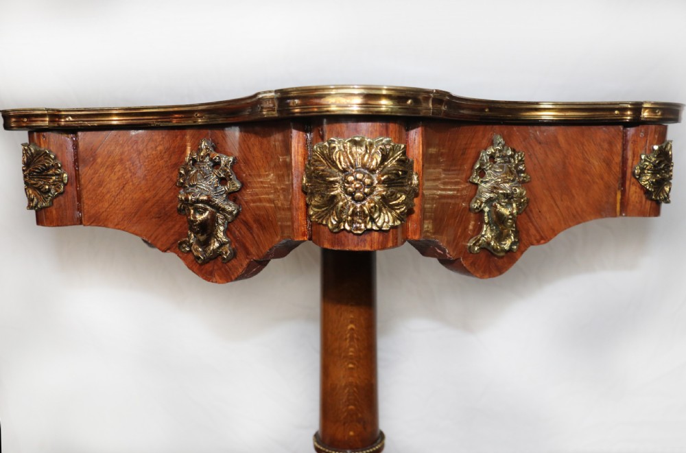 A lovely continental style table with a hexagram top View VI