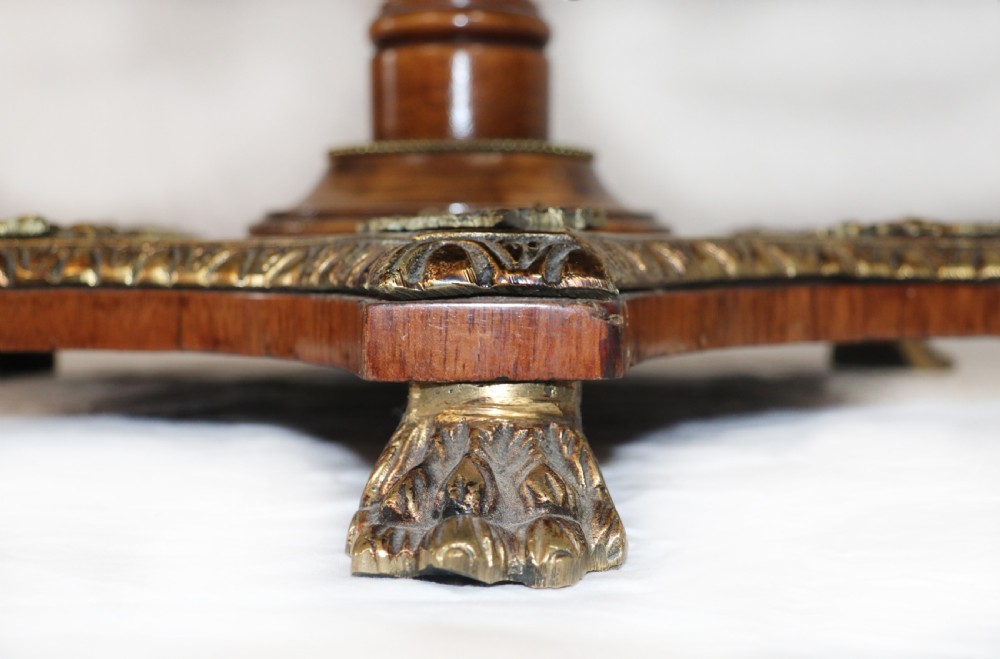 A lovely continental style table with a hexagram top View VII