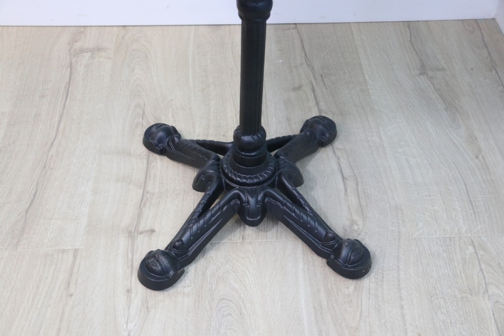 Beautiful 19th century upcycled square mahogany bar table  View II