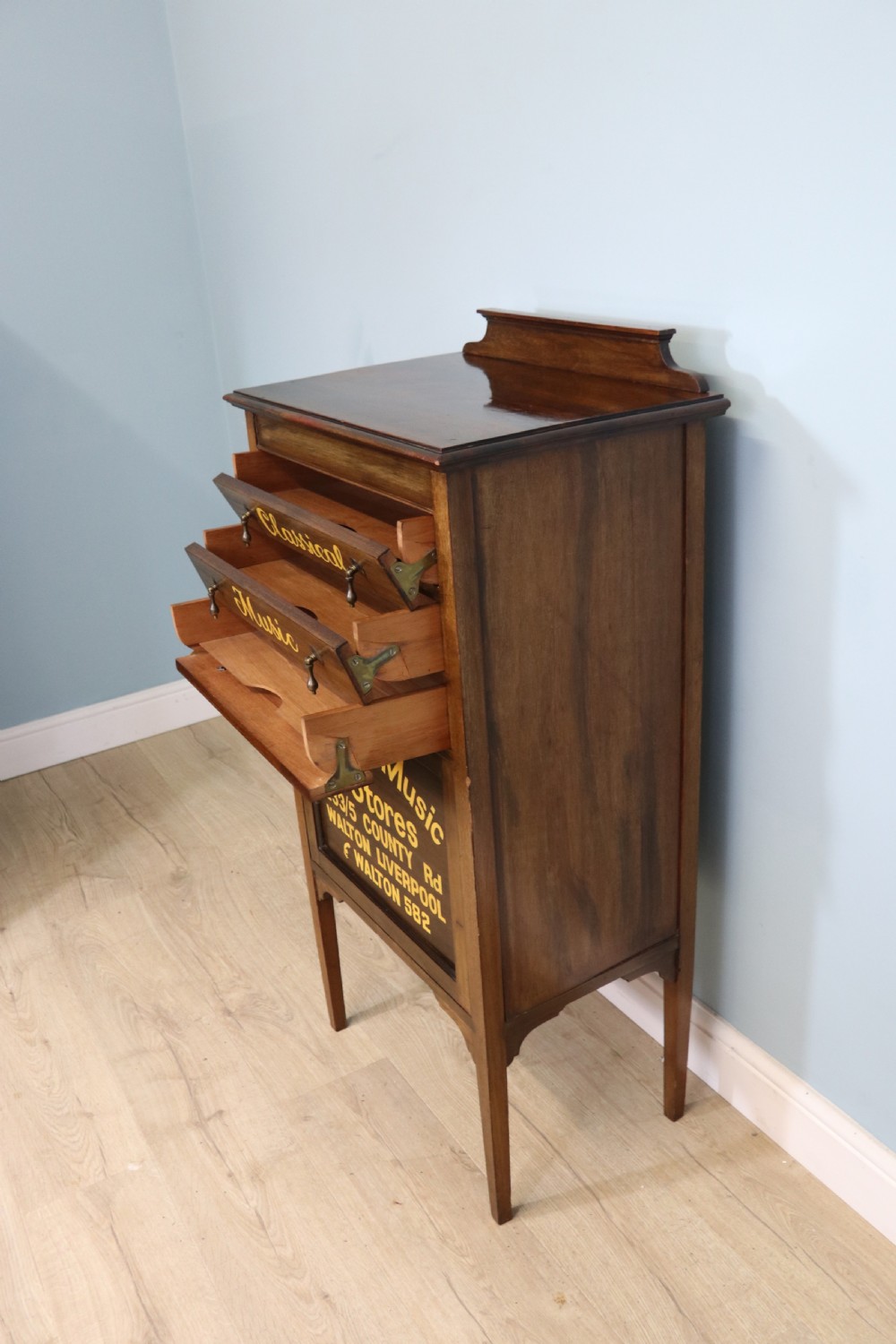 Edwardian music cabinet View VI