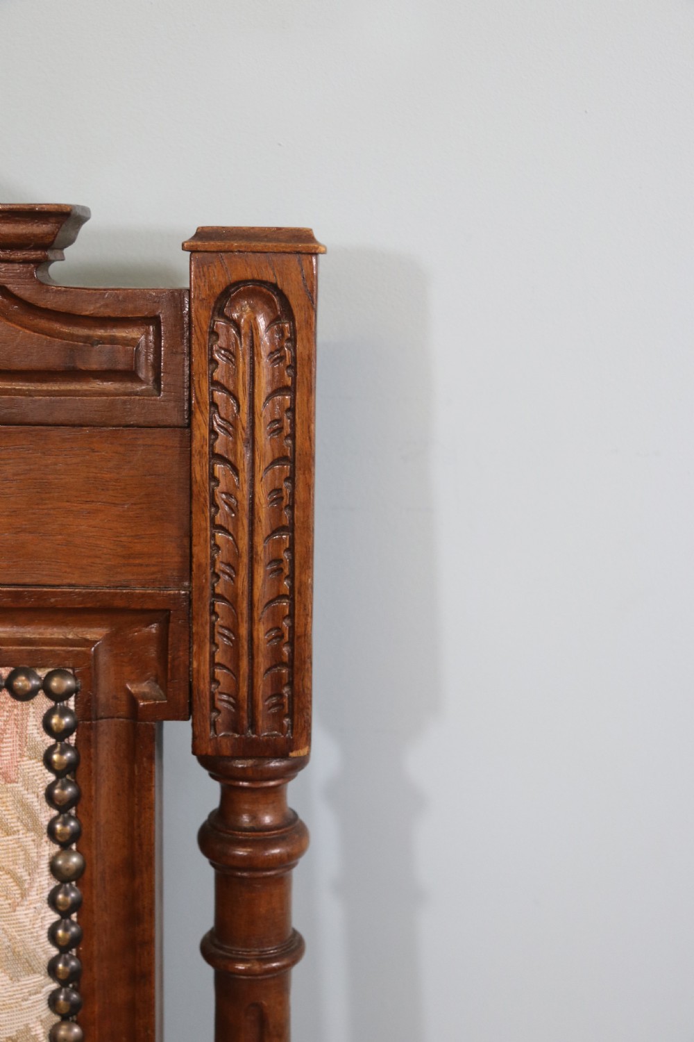 A lovely & rare set of twelve late 19th century gothic style dining chairs View XXII