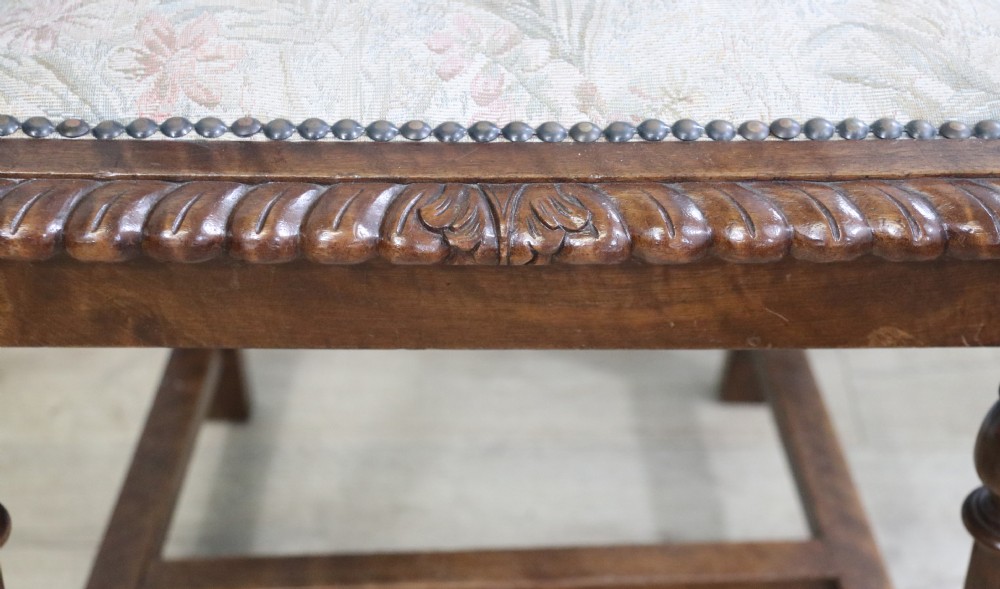 A lovely & rare set of twelve late 19th century gothic style dining chairs View XXVIII
