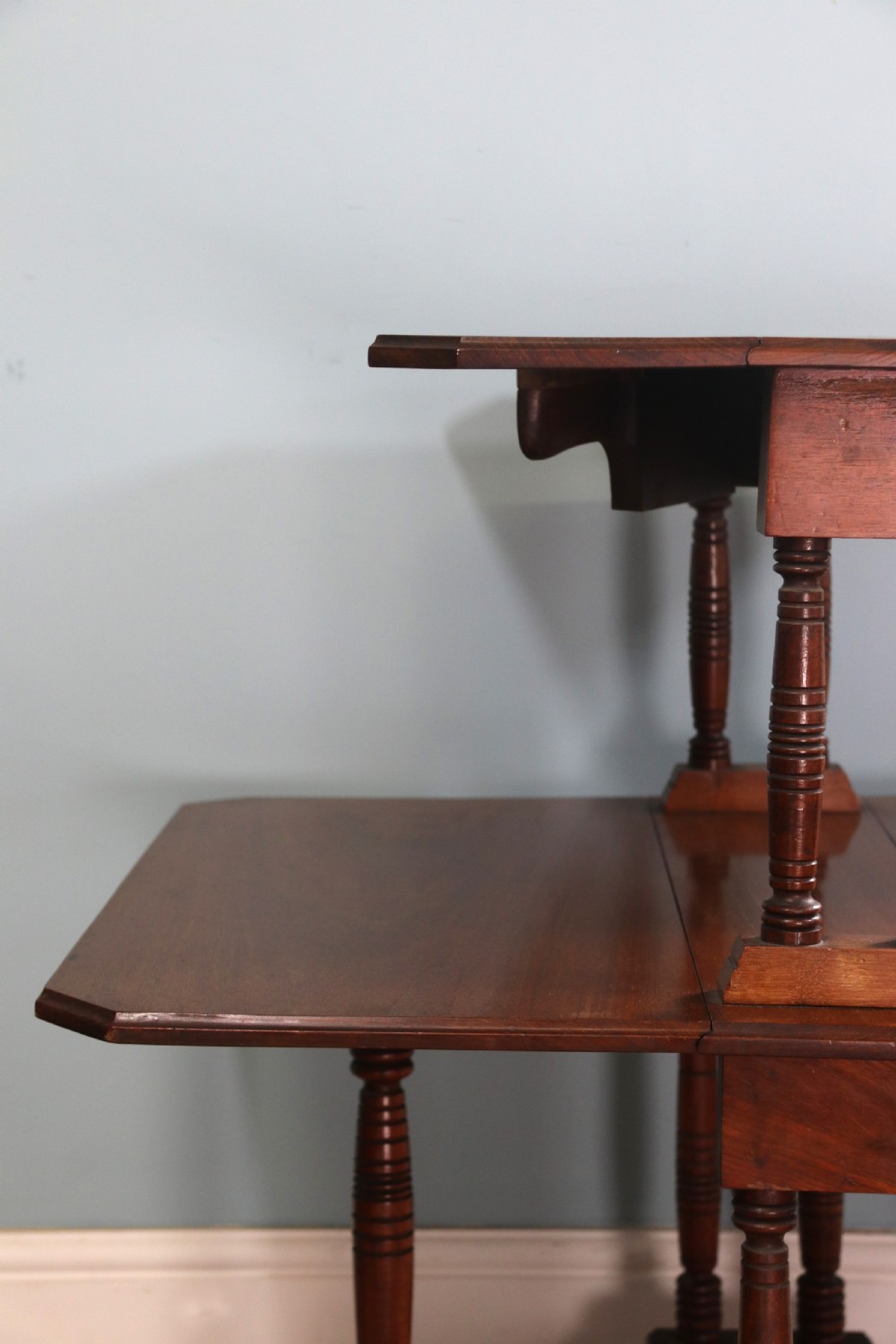 A Classic Antique! An excellent late Victorian, unusual two -tier mahogany Sutherland table View VI