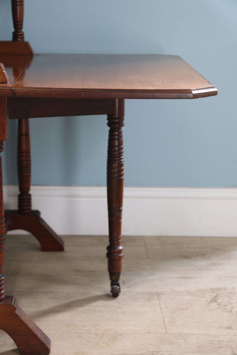 A Classic Antique! An excellent late Victorian, unusual two -tier mahogany Sutherland table View VII