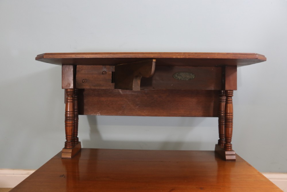A Classic Antique! An excellent late Victorian, unusual two -tier mahogany Sutherland table View XI