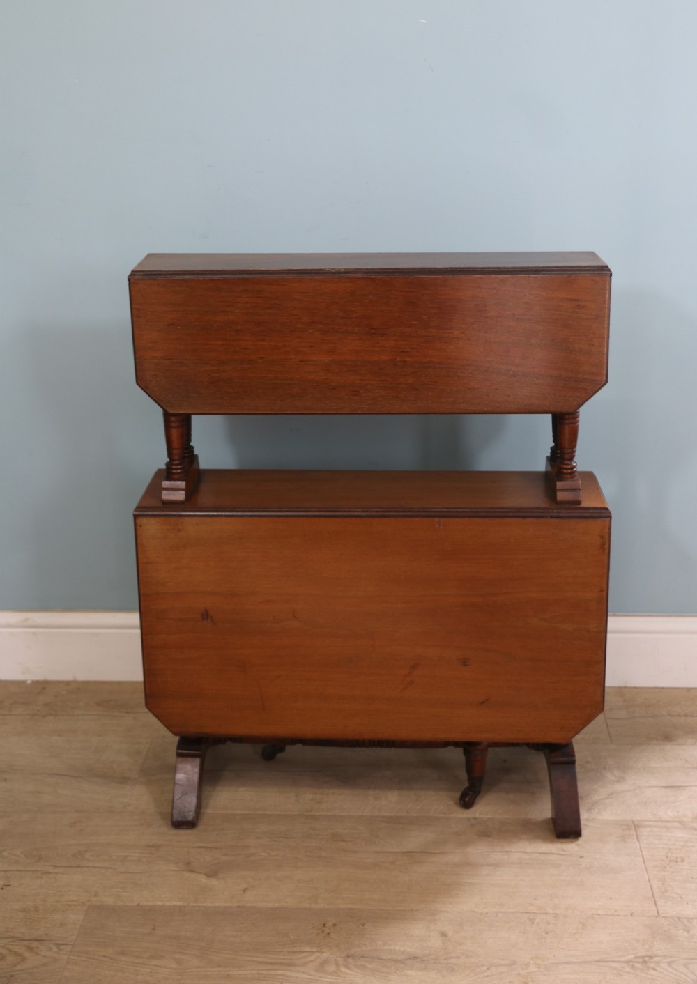 A Classic Antique! An excellent late Victorian, unusual two -tier mahogany Sutherland table View XIV