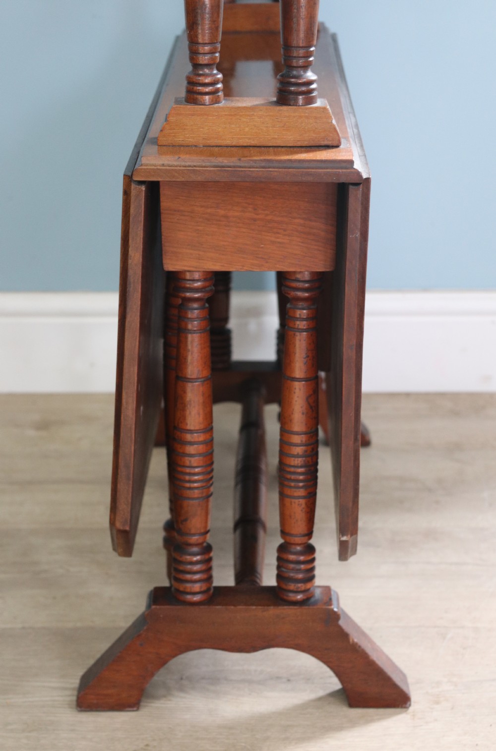 A Classic Antique! An excellent late Victorian, unusual two -tier mahogany Sutherland table View XIX
