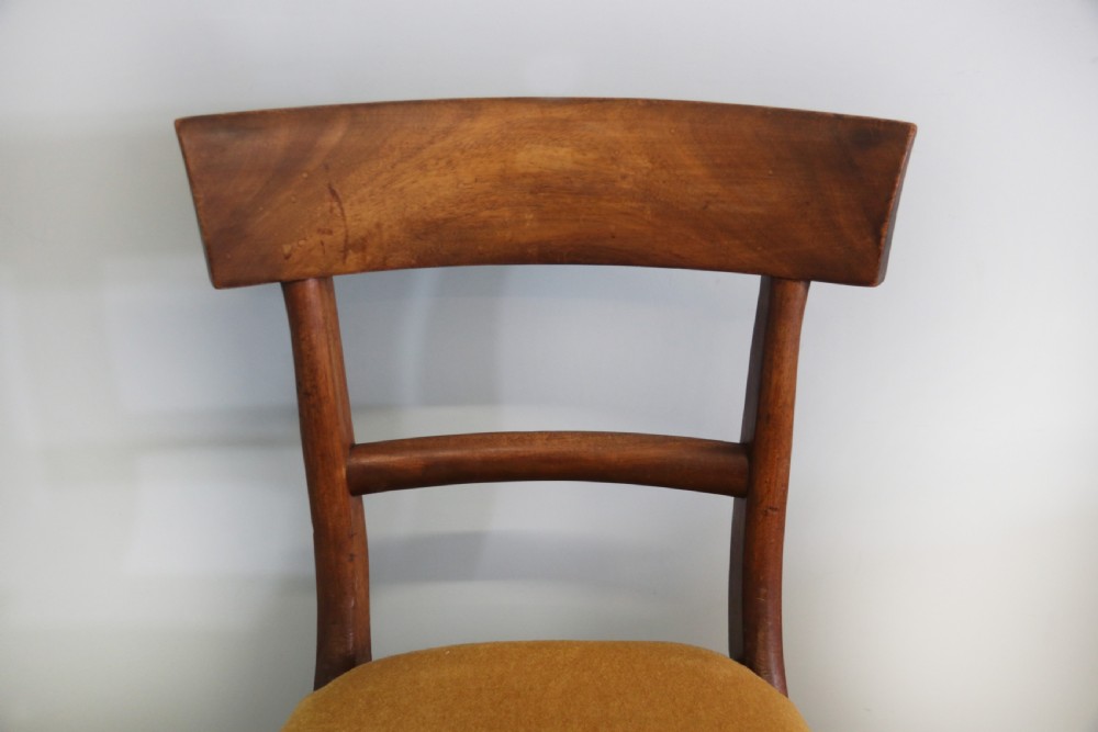 A lovely Victorian mahogany bar back desk chair- logo of Durham University View VIII