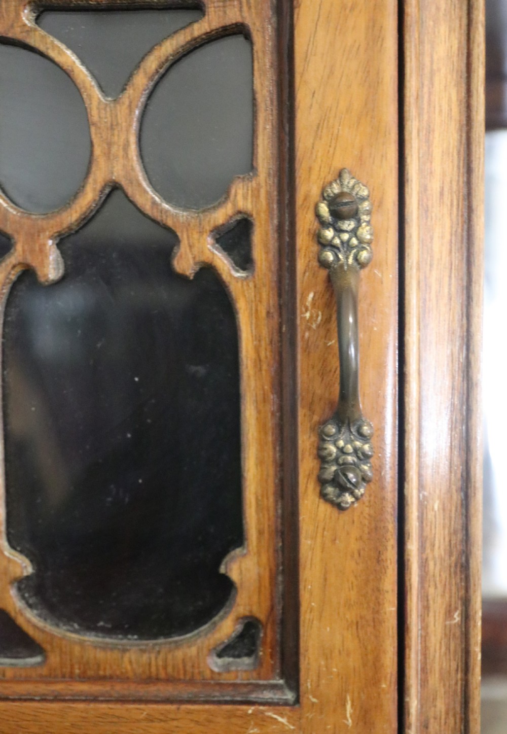 Edwardian combination bureau display bookcase View XIX