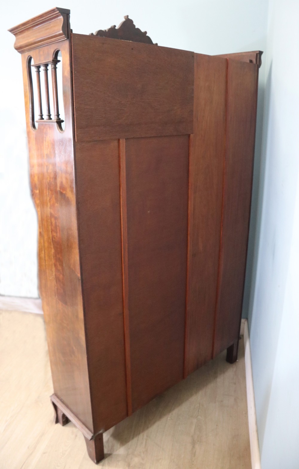 Edwardian combination bureau display bookcase View XXI