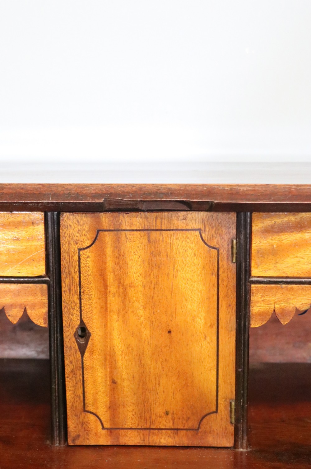 Mahogany Georgian bureau View XVI