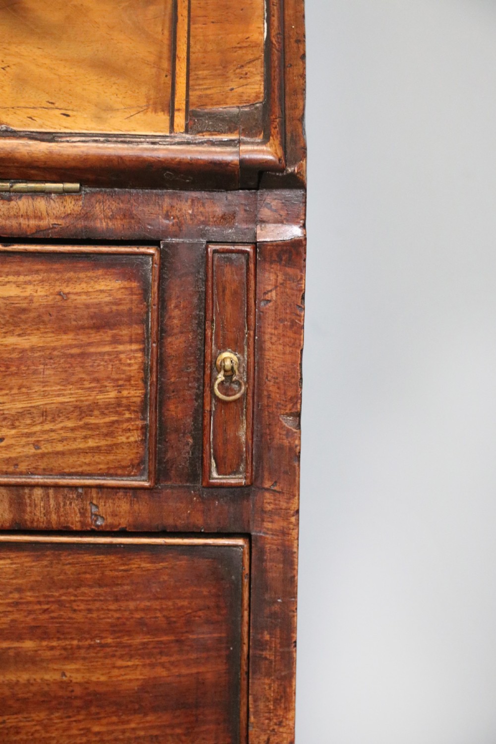 Mahogany Georgian bureau View XVIII