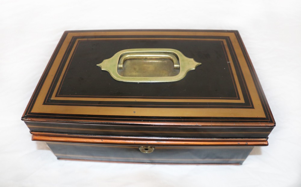 Deed Box and cash tin.  View II