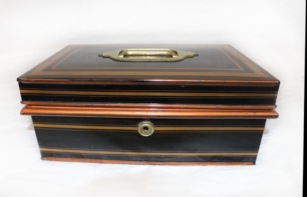 Deed Box and cash tin.  View III