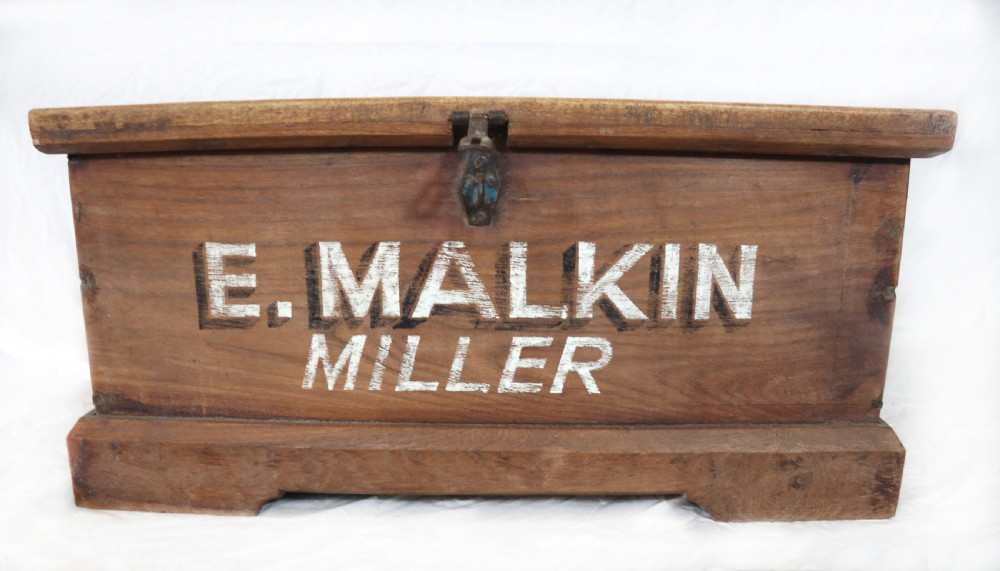 Holford Mill trunk - A delightful rustic wooden trunk from rural Cheshire. View III