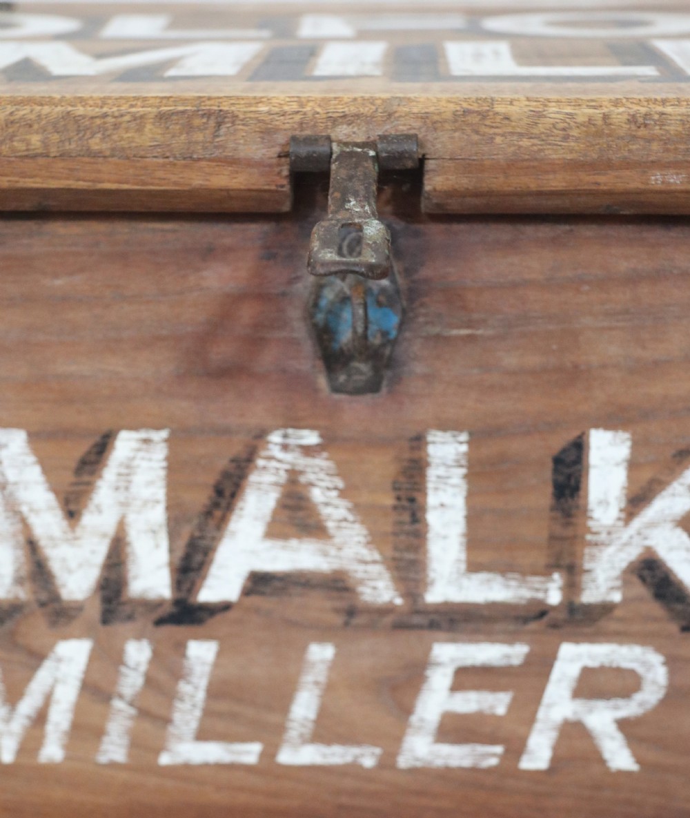 Holford Mill trunk - A delightful rustic wooden trunk from rural Cheshire. View IV