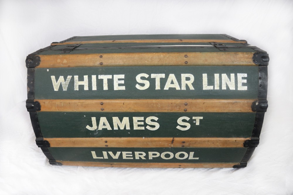 White Star line Liverpool – New York trunk View II