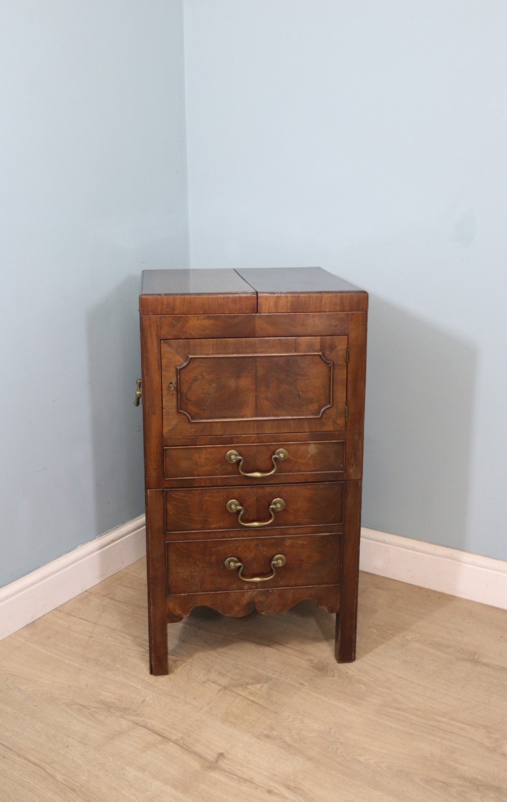 18th century combination washstand and commode 