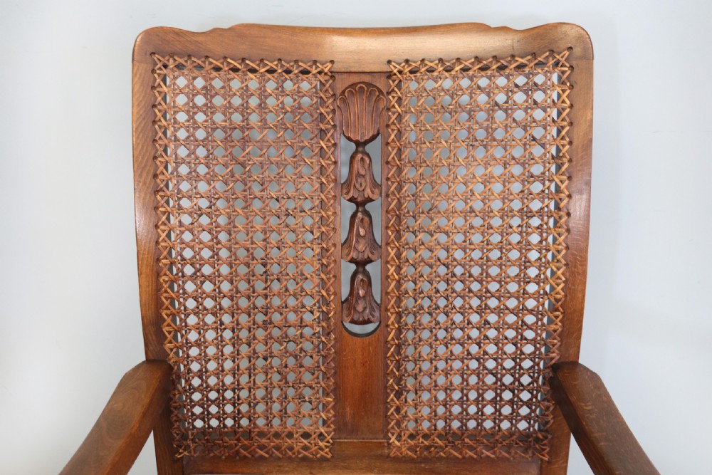 A lovely early 20th century beech framed armchair. View XII