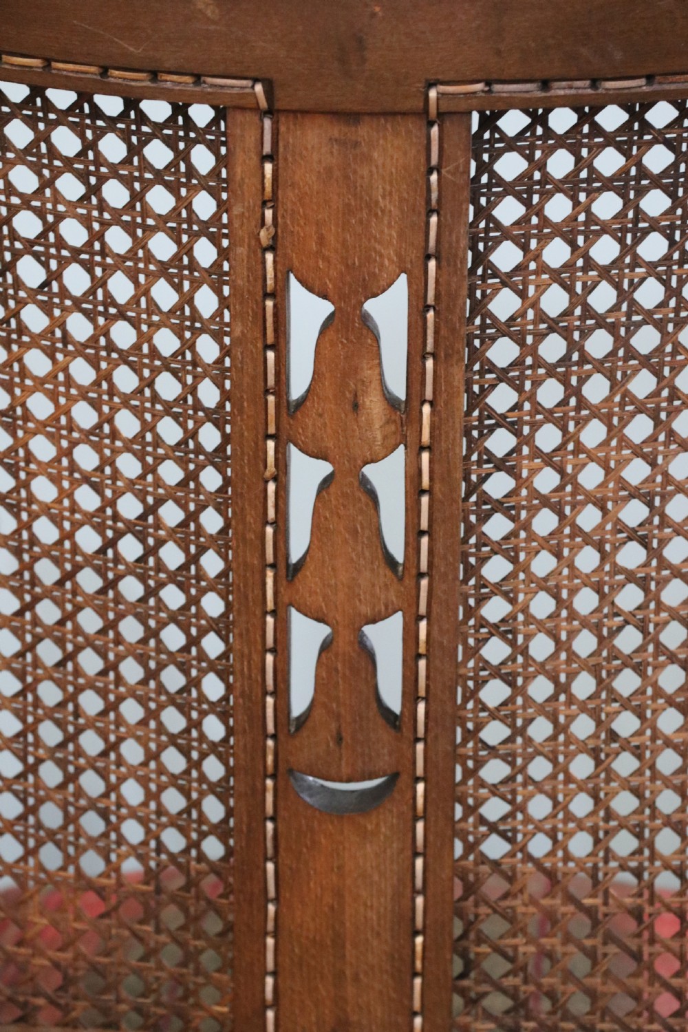 A lovely early 20th century beech framed armchair. View XV