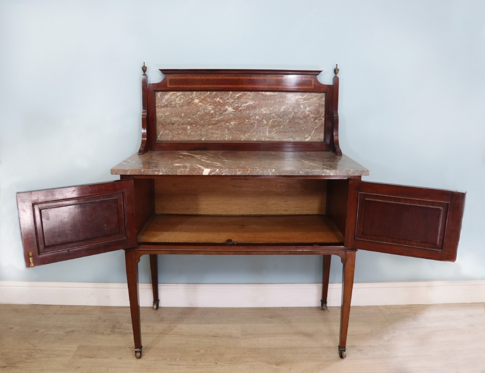A lovely small Edwardian washstand!  View II