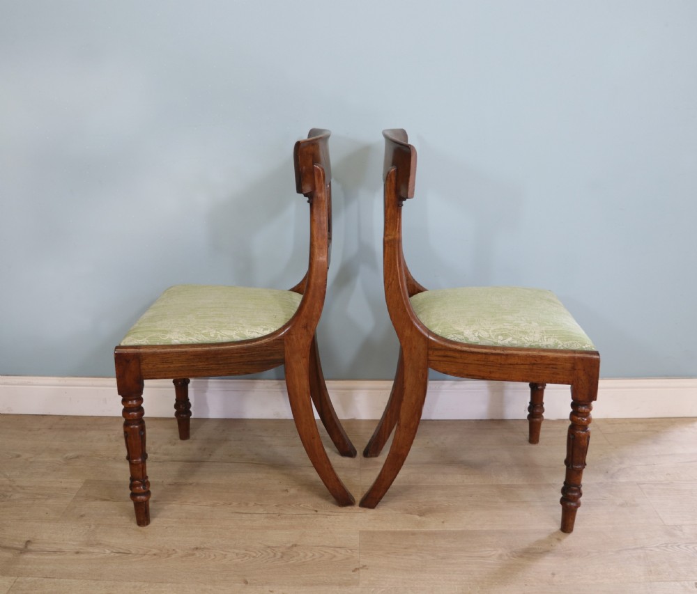 Set of four early to mid-Victorian bar back dining chairs View V