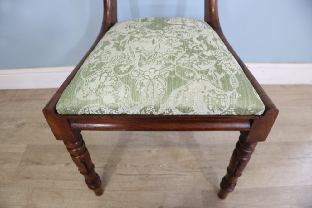 Set of four early to mid-Victorian bar back dining chairs View XIII
