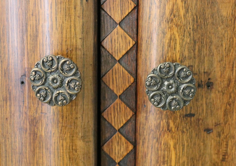 Oak side cabinet dates from the 1930s View XIV