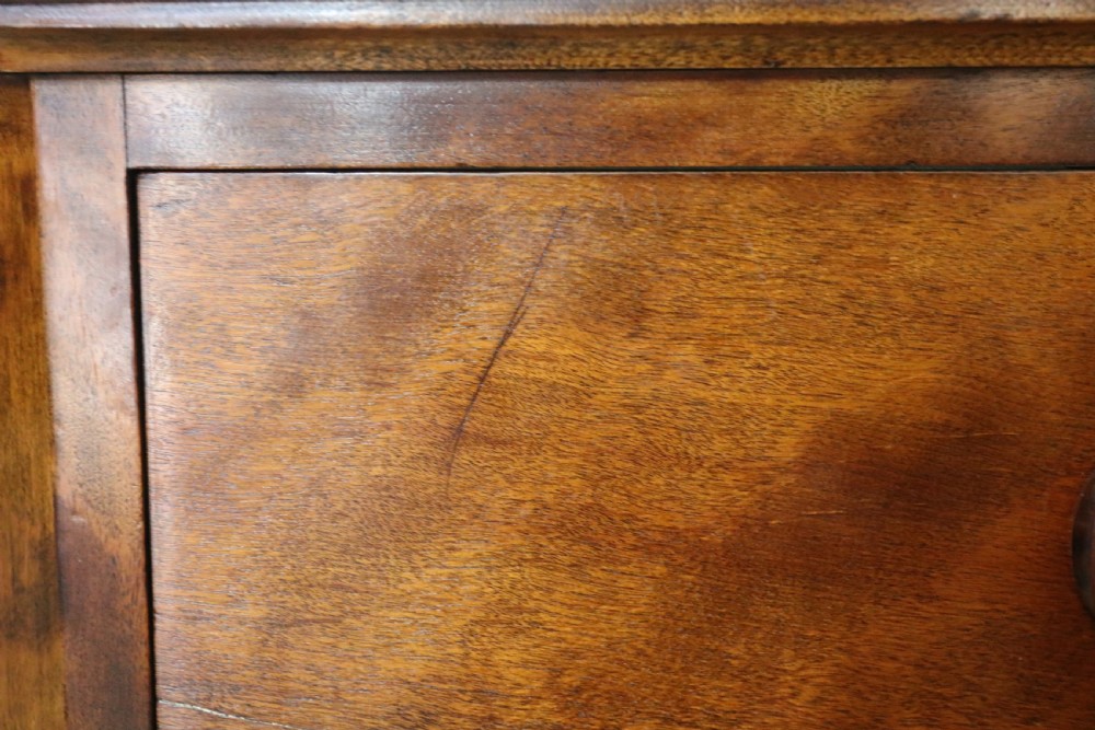 Lovely genuine Victorian small mahogany chest View IX