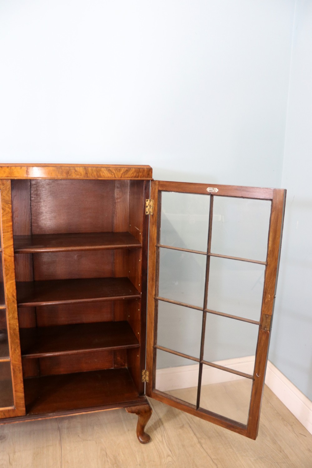 A ‘Harrods of London’ supplied, superb small display cabinet!  View V