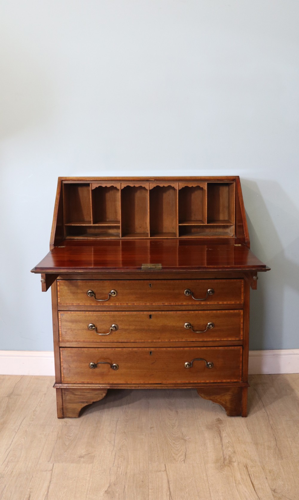 Lovely small Edwardian bureau  View IV